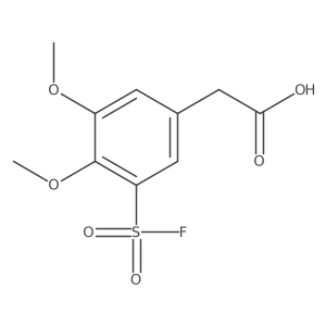 2-[3-(Fluorosulfonyl)-4,5-dimethoxyphenyl]acetic acid结构式