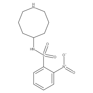 N-(azocan-5-yl)-2-nitrobenzene-1-sulfonamide结构式