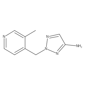 2-[(3-methylpyridin-4-yl)methyl]-2H-1,2,3-triazol-4-amine结构式