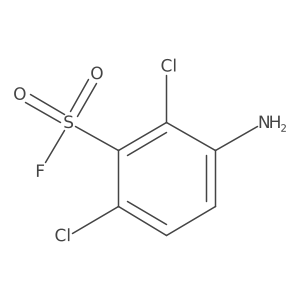 3-Amino-2,6-dichlorobenzene-1-sulfonyl fluoride结构式