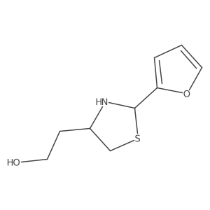 2-[2-(Furan-2-yl)-1,3-thiazolidin-4-yl]ethan-1-ol Structure