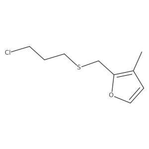 2-{[(3-Chloropropyl)sulfanyl]methyl}-3-methylfuran结构式
