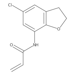 N-(5-Chloro-2,3-dihydro-1-benzofuran-7-yl)prop-2-enamide Structure