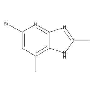 5-Bromo-2,7-dimethyl-3H-imidazo[4,5-b]pyridine Structure