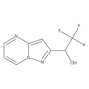 (1R)-2,2,2-trifluoro-1-{pyrazolo[1,5-a]pyrimidin-2-yl}ethan-1-ol Structure
