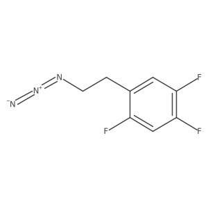 1-(2-Azidoethyl)-2,4,5-trifluorobenzene Structure