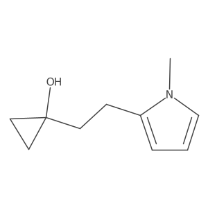 1-[2-(1-methyl-1H-pyrrol-2-yl)ethyl]cyclopropan-1-ol Structure