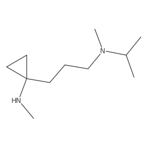 N-methyl-1-{3-[methyl(propan-2-yl)amino]propyl}cyclopropan-1-amine Structure