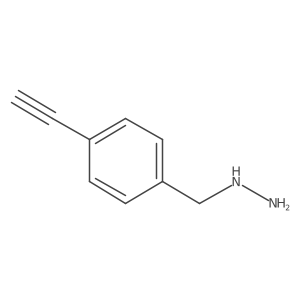 [(4-Ethynylphenyl)methyl]hydrazine Structure