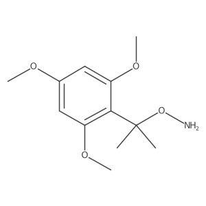 O-[2-(2,4,6-trimethoxyphenyl)propan-2-yl]hydroxylamine结构式