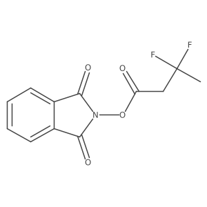 1,3-dioxo-2,3-dihydro-1H-isoindol-2-yl 3,3-difluorobutanoate结构式
