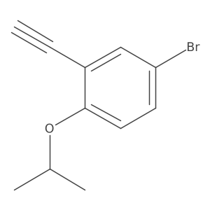 4-Bromo-2-ethynyl-1-isopropoxybenzene Structure