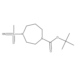Tert-butyl 4-[imino(methyl)oxo-lambda6-sulfanyl]-1,4-diazepane-1-carboxylate结构式
