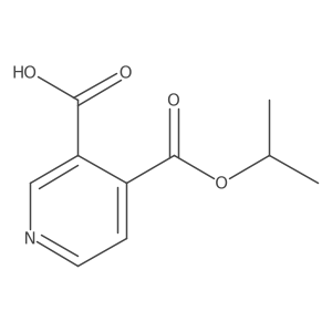 4-(Isopropoxycarbonyl)nicotinic acid Structure