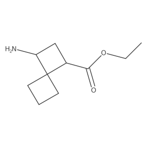 rac-ethyl (1R,3S)-3-aminospiro[3.3]heptane-1-carboxylate结构式
