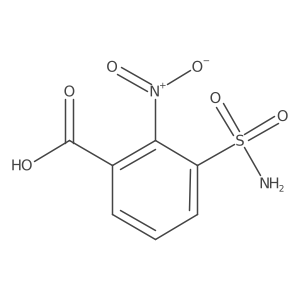2-Nitro-3-sulfamoylbenzoic acid结构式