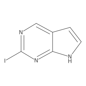 2-iodo-7H-pyrrolo[2,3-d]pyrimidine Structure