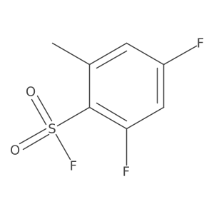 2,4-Difluoro-6-methylbenzene-1-sulfonyl fluoride结构式