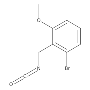 1-Bromo-2-(isocyanatomethyl)-3-methoxybenzene结构式