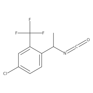 4-Chloro-1-(1-isocyanatoethyl)-2-(trifluoromethyl)benzene Structure
