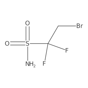 2-Bromo-1,1-difluoroethane-1-sulfonamide结构式