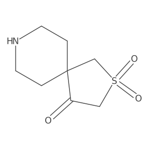2lambda6-Thia-8-azaspiro[4.5]decane-2,2,4-trione结构式