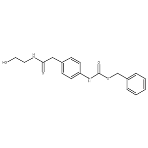 benzyl N-(4-{[(2-hydroxyethyl)carbamoyl]methyl}phenyl)carbamate Structure