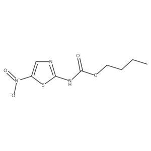 Butyl 5-nitro-1,3-thiazol-2-ylcarbamate结构式