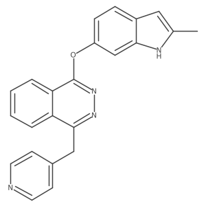 1-(2-Methylindol-6-yloxy)-4-(pyridin-4-ylmethyl)phthalazine结构式