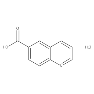 Quinoline-6-carboxylic acid hydrochloride Structure