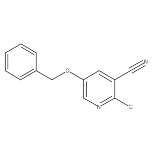 5-Benzyloxy-2-chloronicotinonitrile Structure