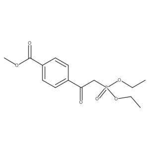 Methyl 4-(2-(diethoxyphosphoryl)acetyl)benzoate Structure