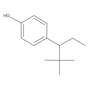 4-(1-Ethyl-2,2-dimethylpropyl)phenol结构式