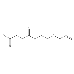4-Oxo-4-(2-prop-2-enoxyethoxy)butanoic acid结构式