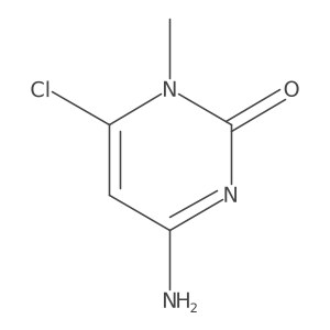 4-Amino-6-chloro-1-methylpyrimidin-2-one Structure