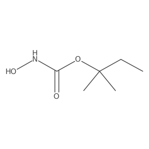 1,1-Dimethylpropyl N-hydroxycarbamate结构式