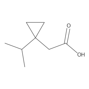 2-(1-Isopropylcyclopropyl)acetic acid Structure