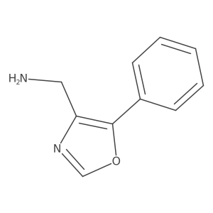 (5-Phenyl-1,3-oxazol-4-yl)methanamine Structure