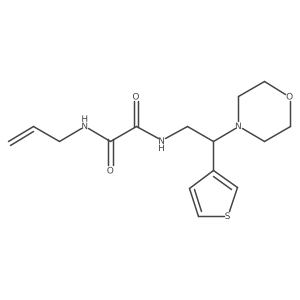 N1-allyl-N2-(2-morpholino-2-(thiophen-3-yl)ethyl)oxalamide结构式