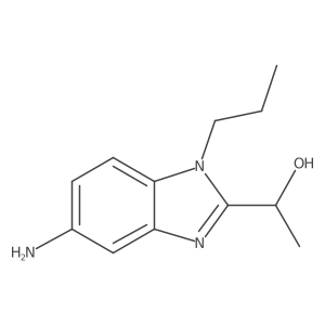 1-(5-amino-1-propyl-1H-benzimidazol-2-yl)ethanol Structure