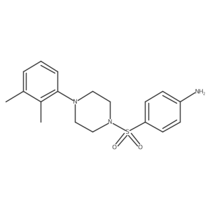 4-[[4-(2,3-Dimethylphenyl)-1-piperazinyl]sulfonyl]benzenamine Structure