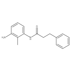 N-(3-Amino-2-methylphenyl)-3-phenylpropanamide Structure