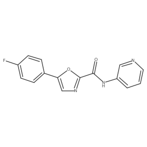 5-(4-fluorophenyl)-N-(pyridin-3-yl)oxazole-2-carboxamide Structure
