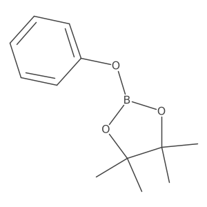 4,4,5,5-Tetramethyl-2-phenoxy-1,3,2-dioxaborolane Structure