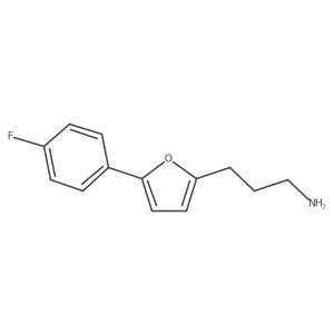 3-[5-(4-Fluorophenyl)furan-2-yl]propan-1-amine结构式