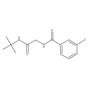 n-(2-(Tert-butylamino)-2-oxoethyl)-3-fluorobenzamide Structure