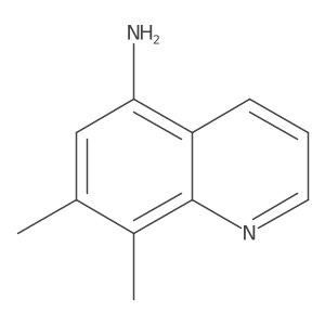 7,8-Dimethylquinolin-5-amine结构式