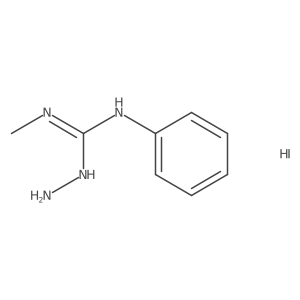 1-Amino-2-methyl-3-phenylguanidine hydroiodide结构式