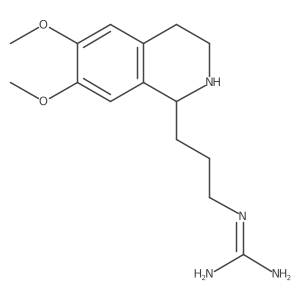 N-[3-(6,7-Dimethoxy-1,2,3,4-tetrahydro-isoquinolin-1-yl)-propyl]-guanidine结构式