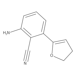 2-Amino-6-(4,5-dihydrofuran-2-yl)benzonitrile结构式